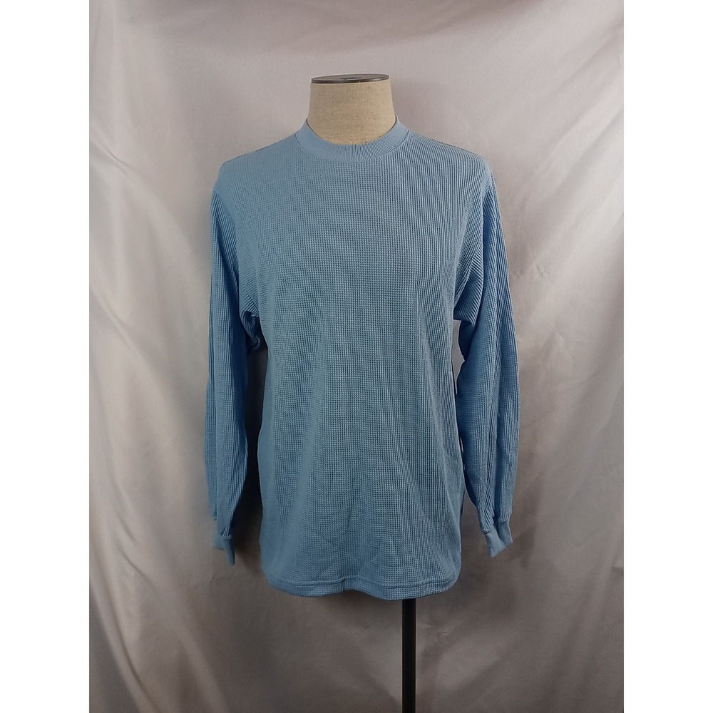 NWT Access Thermal Shirt Men's Size Small Blue Long Sleeve Crew Neck Shirt‎